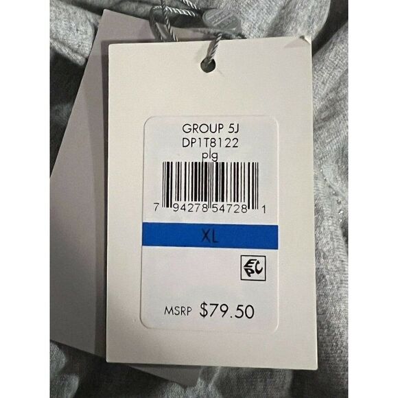 DKNY Sport Women's Gray Rhinestone Logo Cotton Hoodie Extra Large NWT - Picture 9 of 9